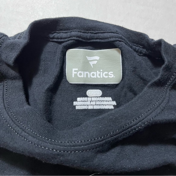 UT Texas Longhorns BLACK T-Shirt L Cotton Tagless 1-Side Clean Simple - Picture 3 of 3